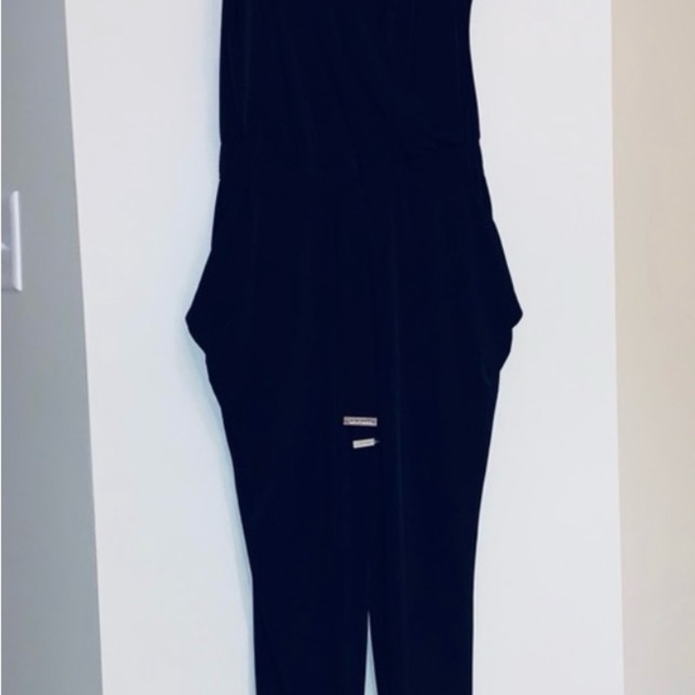 Michael Kors Elegant Black Jumpsuit